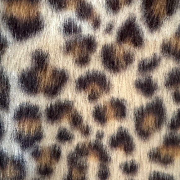 Boden Animal Print Faux Fur Coat - Picture 8 of 9